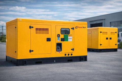 PowerTech 93 KVA dizel generator Xüsusiyyətlər: - Səssiz korpus — Bakı