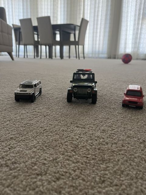 Metal oyuncaq avtomobil dəsti - 3 ədəd ölçüsü kiçik die-cast (metal) — Bakı