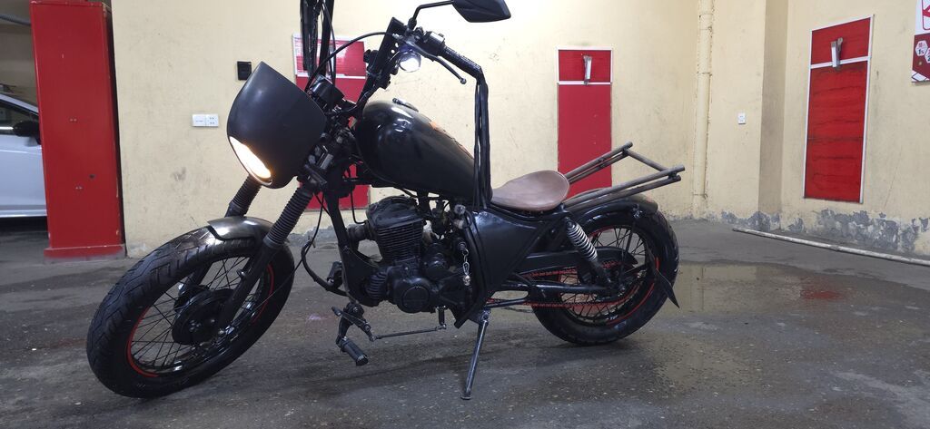 Yamaha SR250 mator deyisib 150cc zontes matoru qoyulub — Motosikletlər, Gəncə (4)