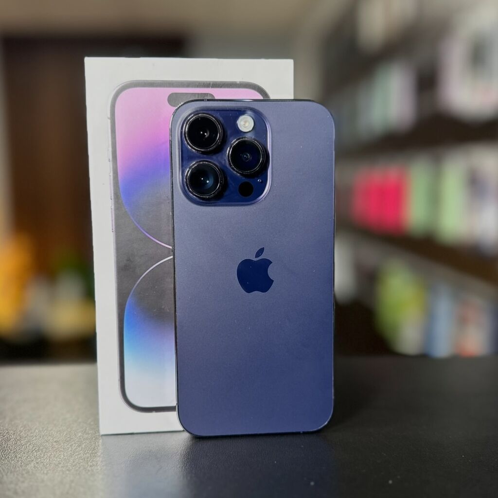 IPhone 14 Pro, 256 GB, Deep Purple, Zəmanət, Kredit, Simsiz şarj — Apple iPhone, Bakı