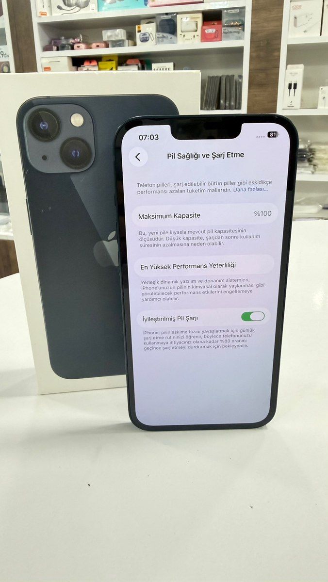 Apple iPhone 13 Blue 128GB/4GB — Smartfonlar, Bakı (3)