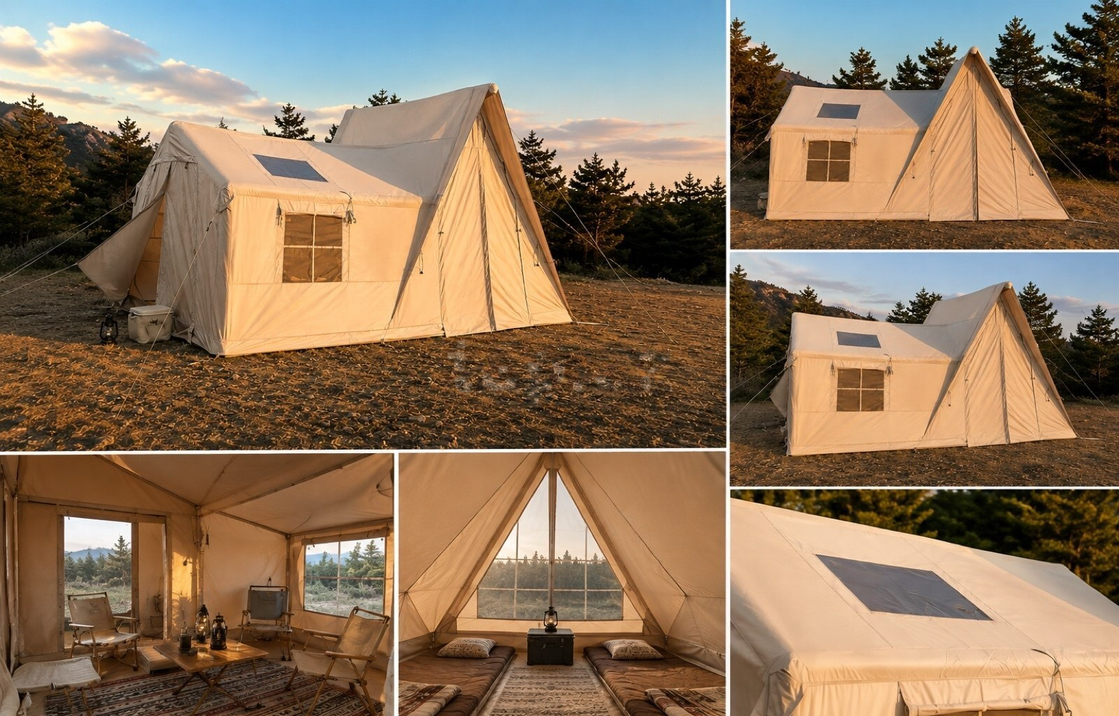 Wolf Nest A-Frame Şişmə Çadır 4.20x3.00x2.55m — Mallar, Bakı (2)