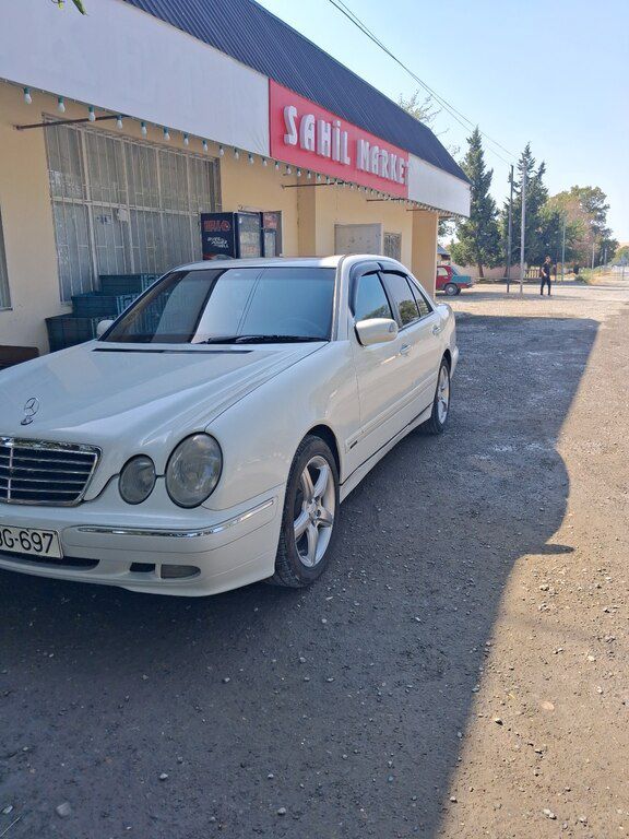 Mercedes E 200, 2.0 L, 1998 il, 300 000 km — Avtomobillər, Yevlax (7)