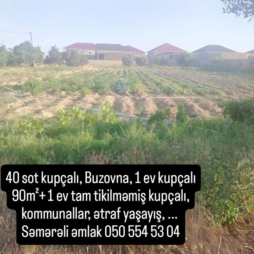 40 sot, Tikinti, Makler, Kupça (Çıxarış) — Torpaq, Bakı (3)