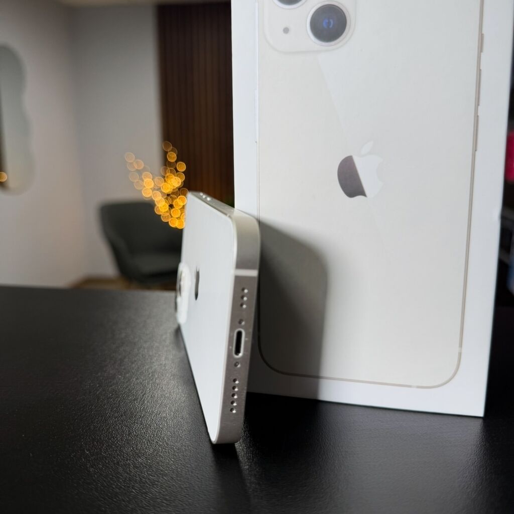IPhone 13, 128 GB, Ağ, Zəmanət, Kredit, Simsiz şarj — Apple iPhone, Bakı (5)
