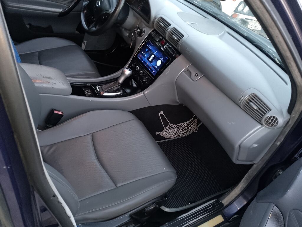 Mercedes-Benz C-Class C200 (W203) - Kuzov: sedan, tünd mavi/qara rəng — Avto, Ucar (5)