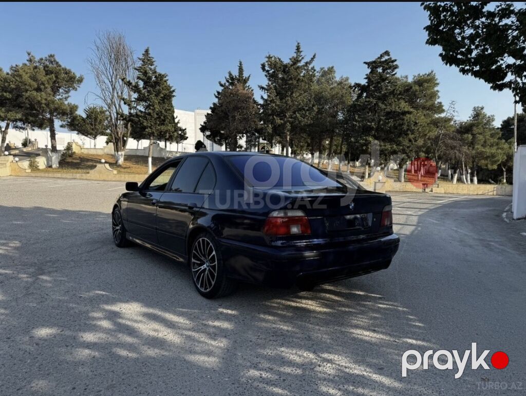 BMW 5 Series E39 sedan - Kuzov: sedan, tünd göy rəng - Mühərrik — Avto, Masazır (5)