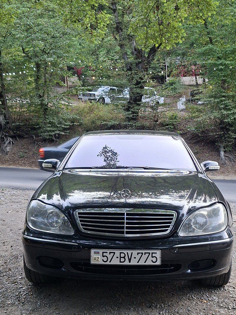 Mercedes S 430, 4.3 L, 2003 il, 198 702 km — Avtomobillər, Şəmkir (3)
