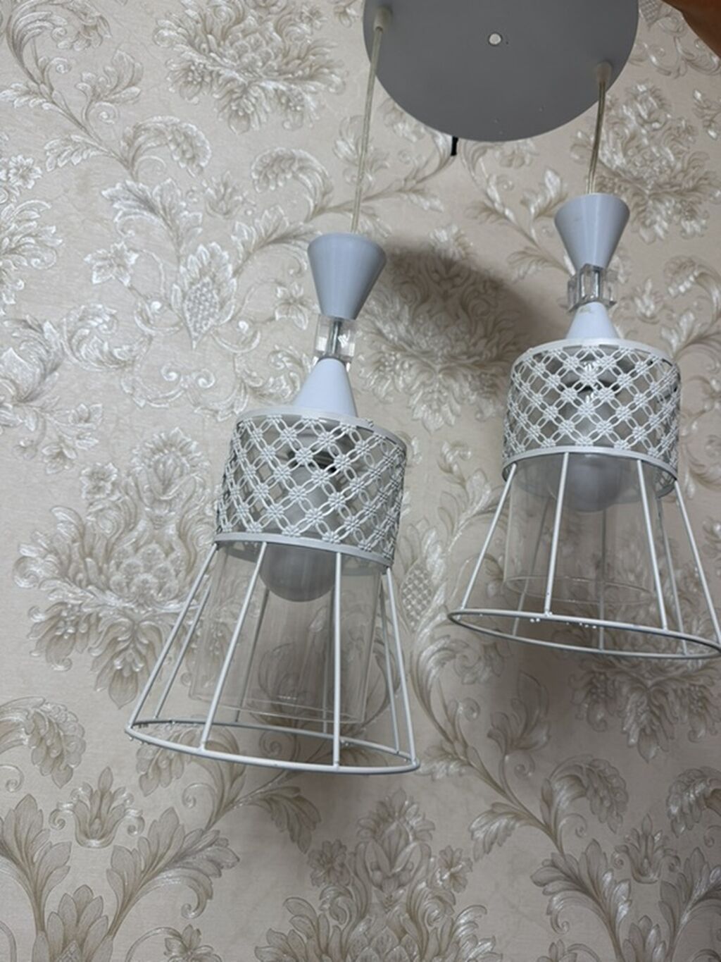 Çılçıraq, 2 lampa, Metal — İşıqlandırma, Masazır (2)