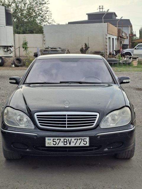 Mercedes S 430, 4.3 L, 2003 il, 198 702 km — Şəmkir