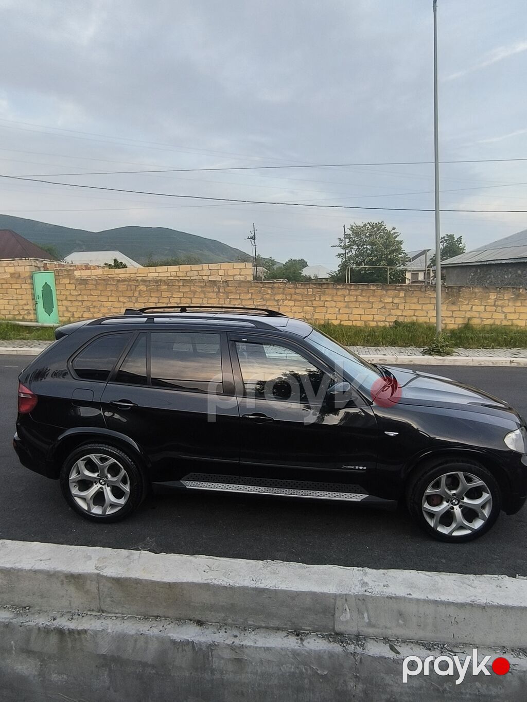 BMW X5 (E70) – qara rəngli, tam ölçülü premium SUV 3 mator dizel M57 — Avto, Şəki (9)