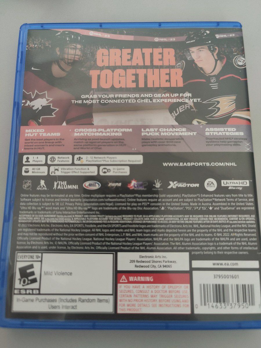 PS5 üçün Hockey diski, NHL 23 — Elektronika, Bakı (2)