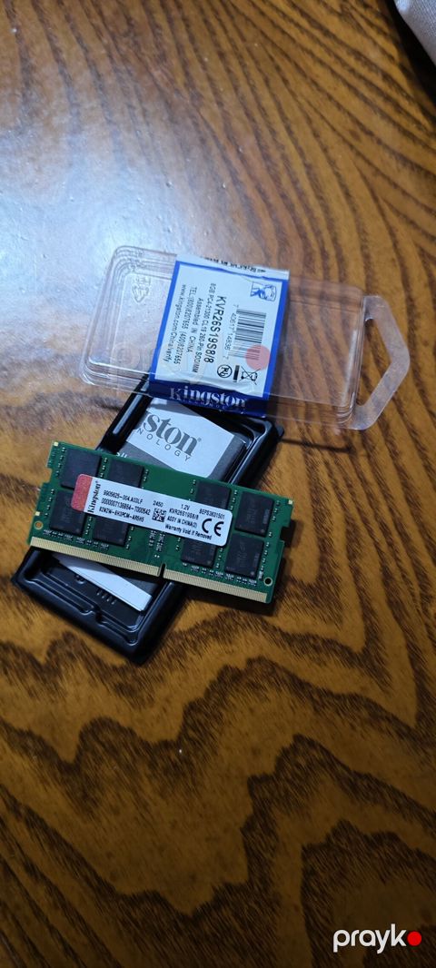 Operativ yaddaş (RAM) Kingston, 8 GB, 2666 Mhz, DDR4, Noutbuk üçün, İşlənmiş — Bakı