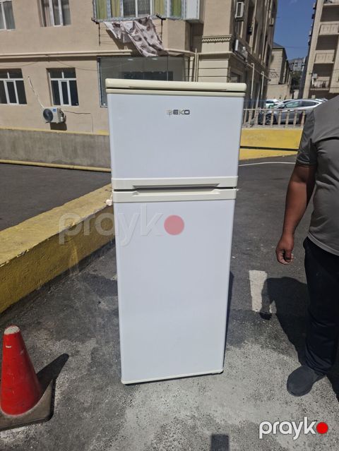 İşlənmiş 2 qapılı Beko Soyuducu Satılır, rəng - Ağ