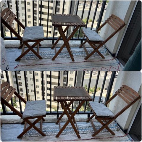 Balkon desdi 120 azn.Desde masa+2 stul daxildi unvan xetai(Gülü) — Bakı