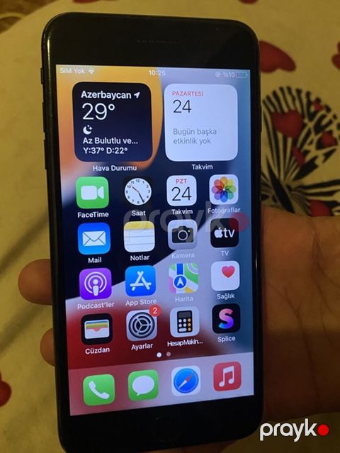 IPhone 7 Plus, 64 GB, Qara, Barmaq izi — Bərdə