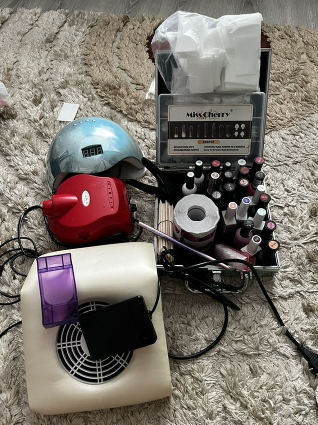 Manikür və gel-lak üçün tam professional dəst Məzmun: - Uv/led lampa — Gözəllik və sağlamlıq, Xırdalan (2)