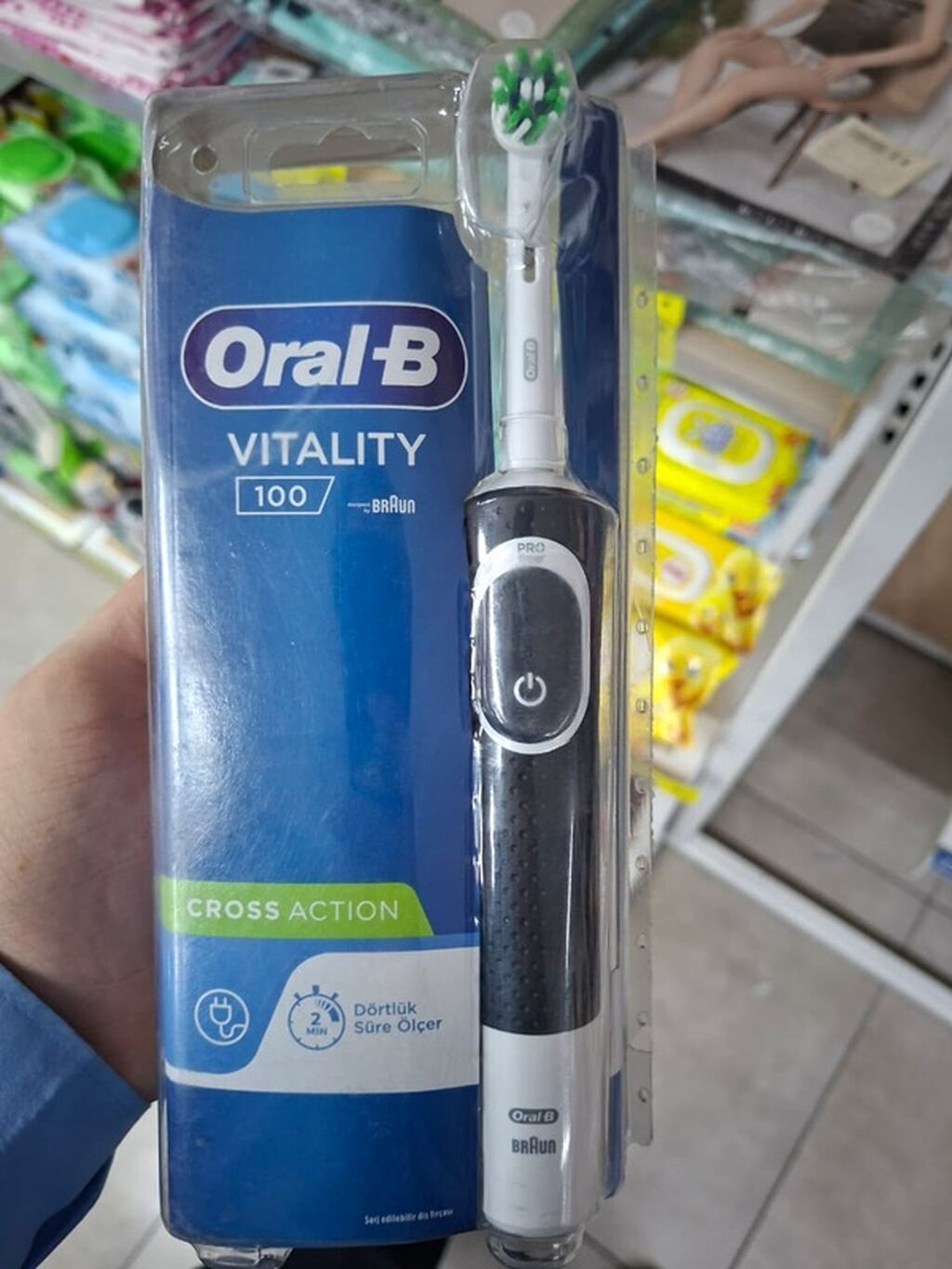 Oral-B Vitality 100 Cross Action elektrik diş fırçası – Braun — Elektronika, Bakı