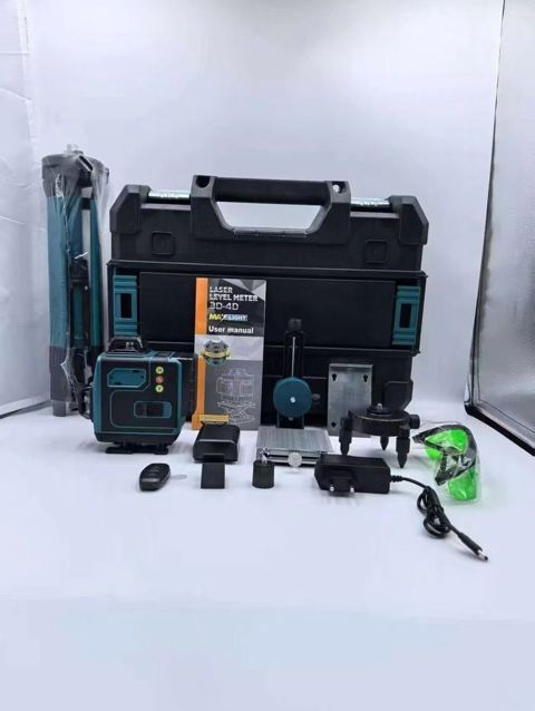Laser Nivelir Seti – 3D/4D xətt lazeri (Max Light) Peşəkar tikinti və — Digah