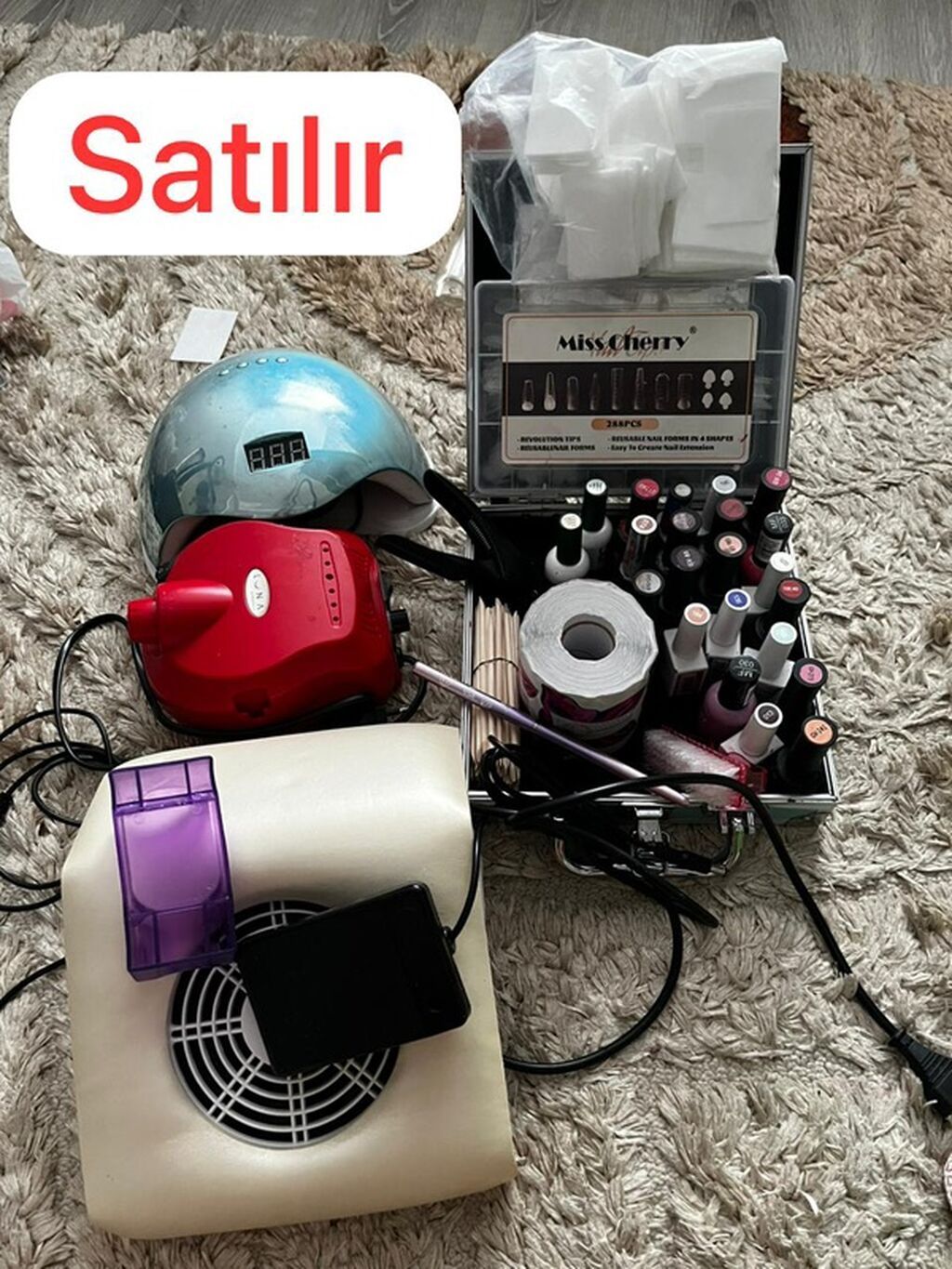 Manikür və gel-lak üçün tam professional dəst Məzmun: - Uv/led lampa — Gözəllik və sağlamlıq, Xırdalan