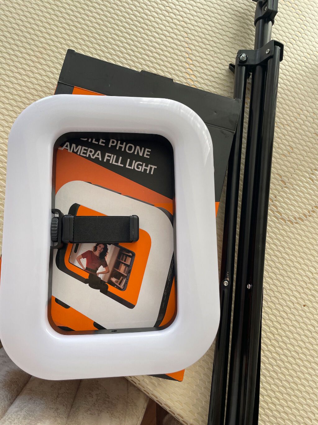 E-30 Mobile Phone Camera Fill Light - Mobil telefon üçün kvadrat — İşıqlandırma, Bakı (2)