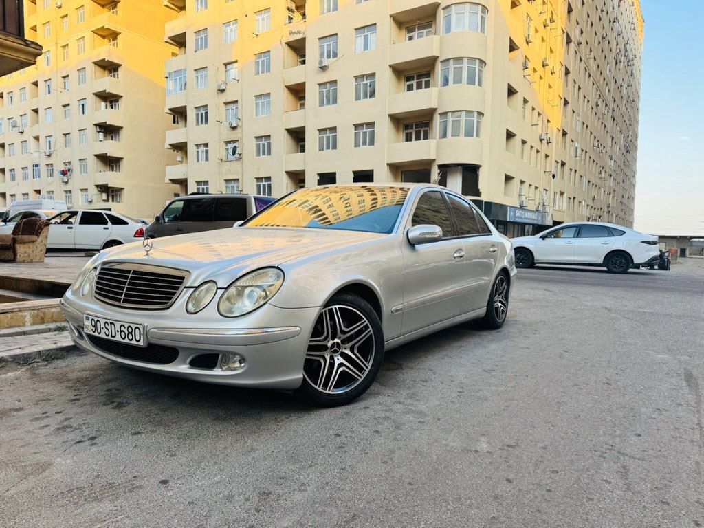 Mercedes E 220, 2.2 L, 2002 il, 362 000 km — Avtomobillər, Bakı (2)