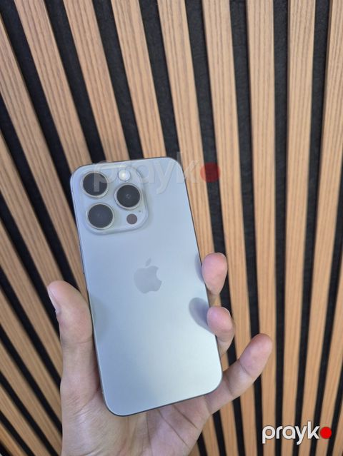IPhone 15 Pro, 128 GB, Gümüşü, Face ID