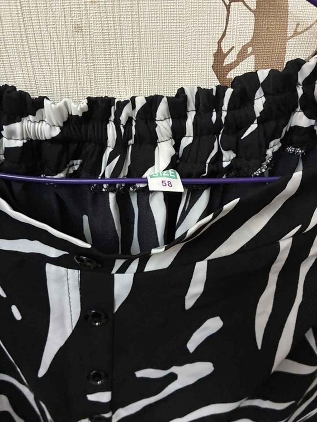 Qadın yubkasi – zebra naxışlı - Rəng: qara-ağ, zebra printi - Dizayn — Şəxsi əşyalar, Bakı (2)