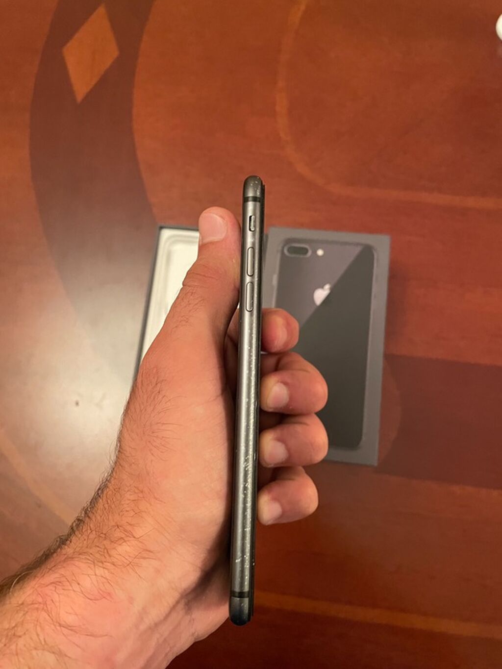 IPhone 8 Plus, 64 GB, Qara, Barmaq izi — Apple iPhone, Salyan (4)