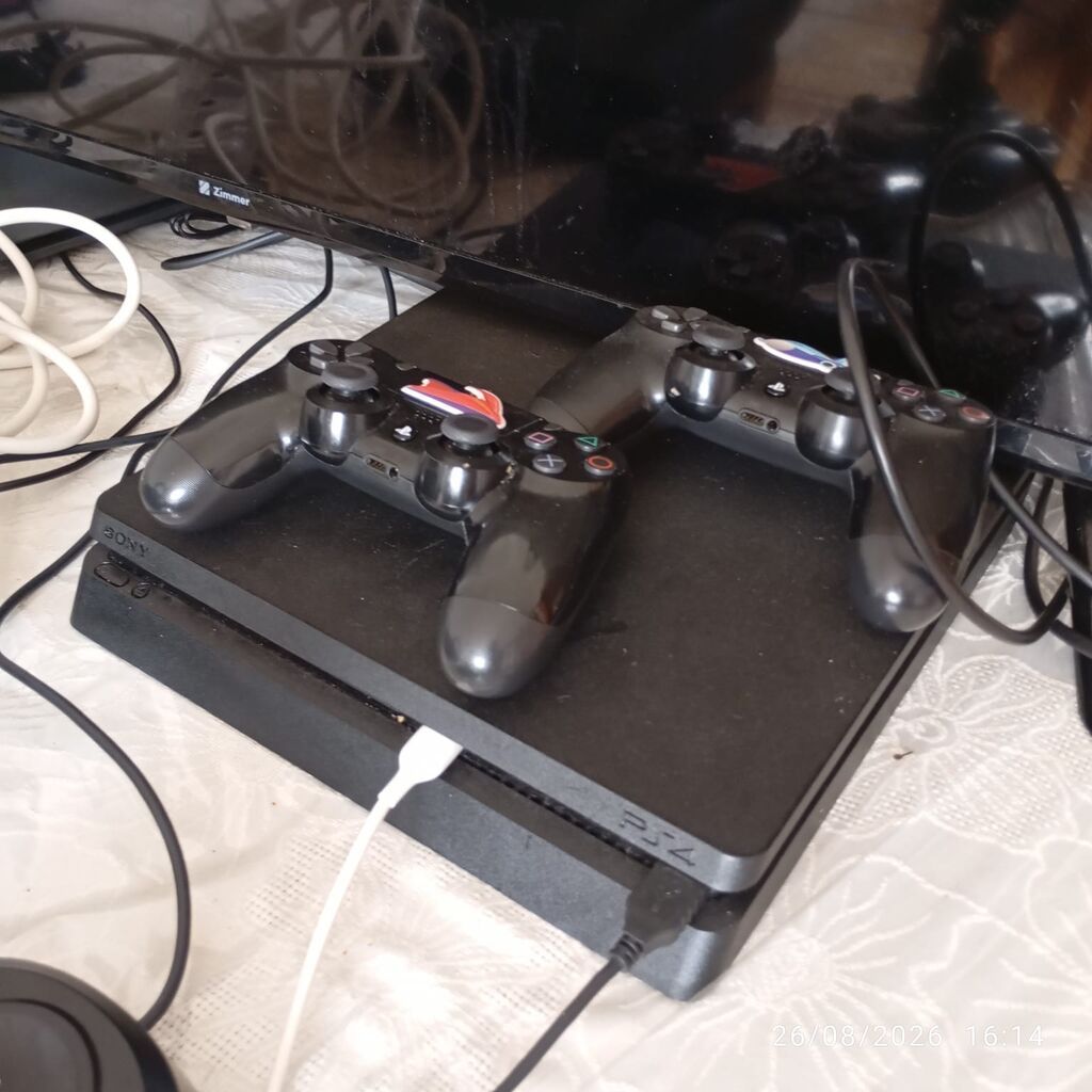 PlayStation 4 Slim oyun seti – yarış simulyatoru komplekti Tərkib — Elektronika, Lənkəran (4)