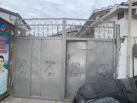 Dəmir darvaza və piyada qapısı dəsti - Material: tam metal — Şirvan