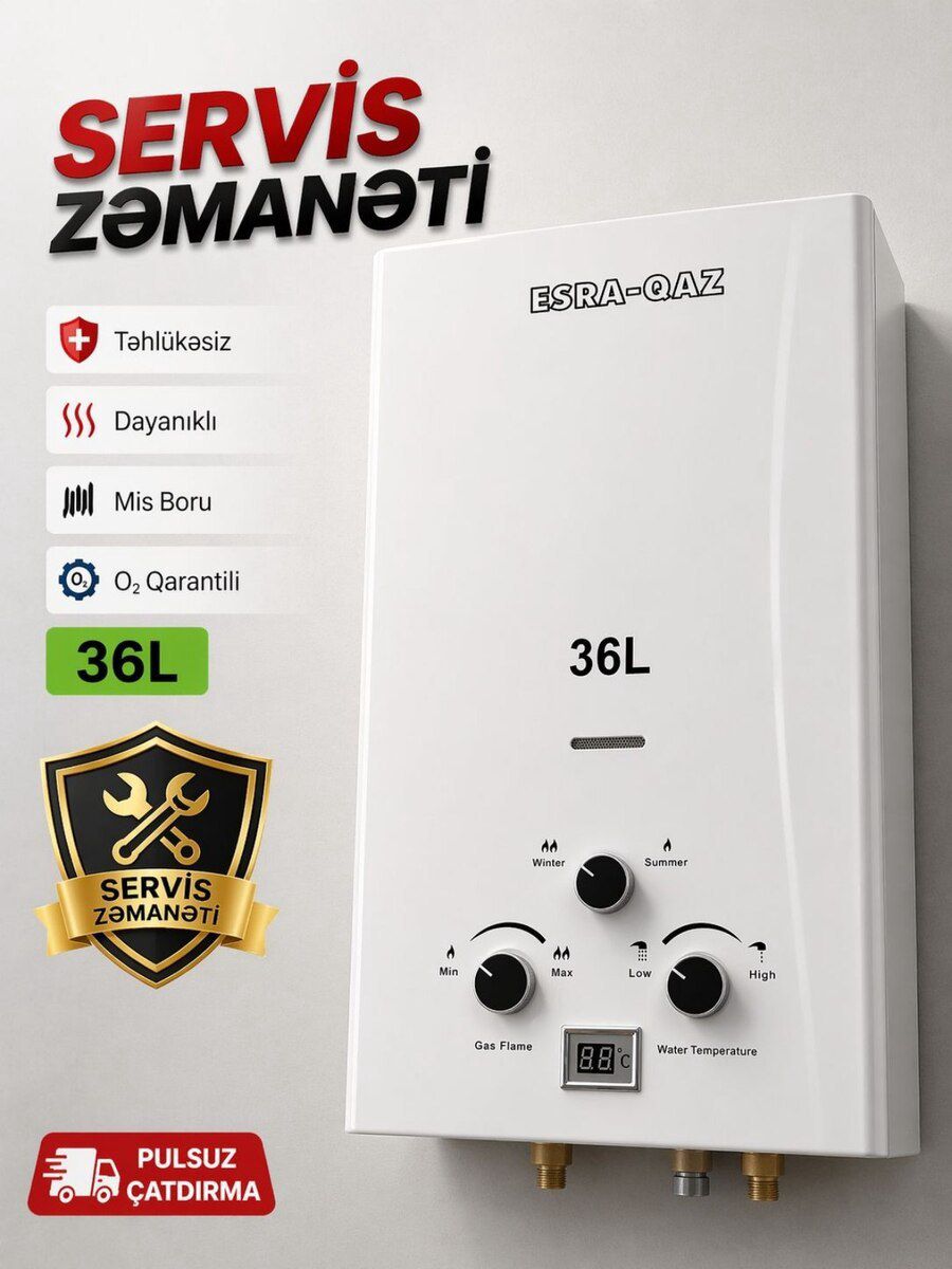 Su qızdırıcısı — Təmir və inşaat, Bakı (4)