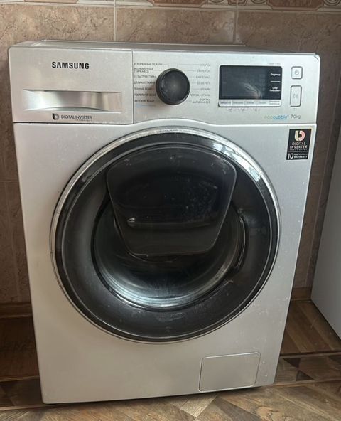 Samsung paltaryuyan maşın – EcoBubble, 7 kq - Ön yükləməli model — Bakı