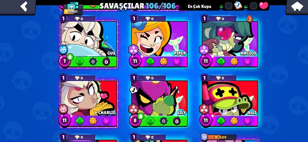 (real aliciya endirim )Brawl Stars hesabı – tam paket, yüksək — Hazır biznes, Bakı (8)
