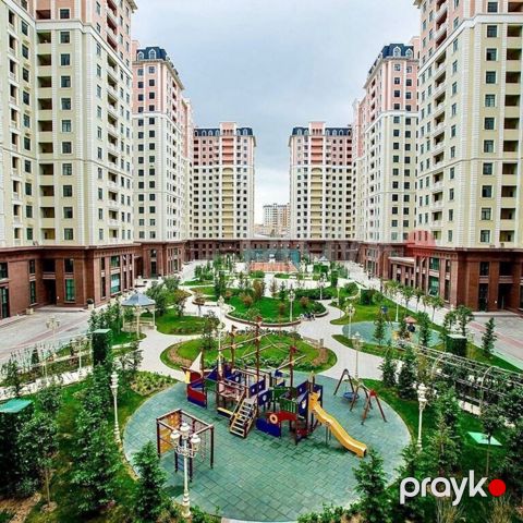 2-otaqlı yeni tikili kirayə verilir, Elmlər Akademiyası m., 65 m²