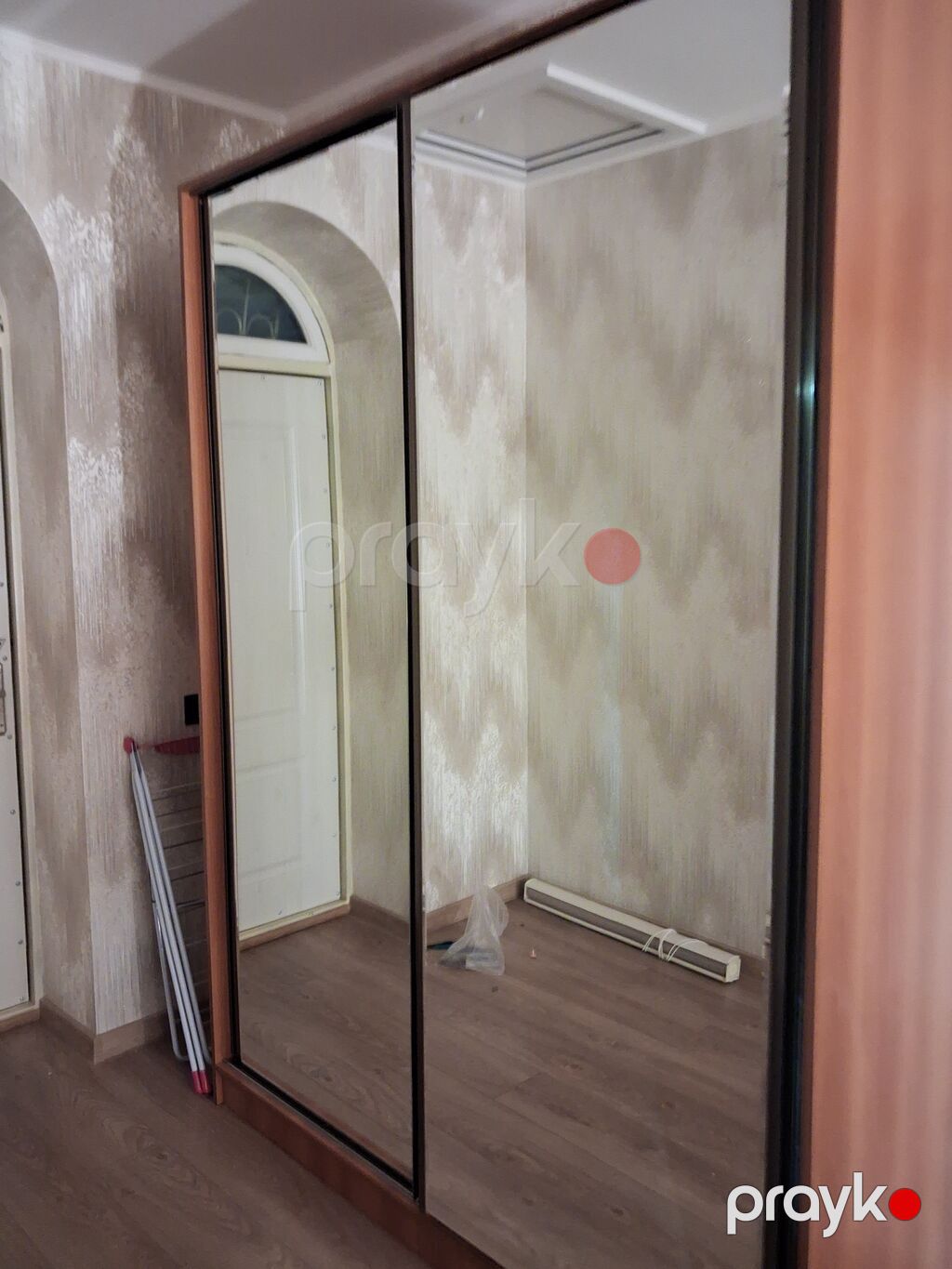 Yeni, 2 qapılı, Güzgülü, Qəhvəyi, Taxta, Kupe, Düz dolab — Mebel, Bakı (2)