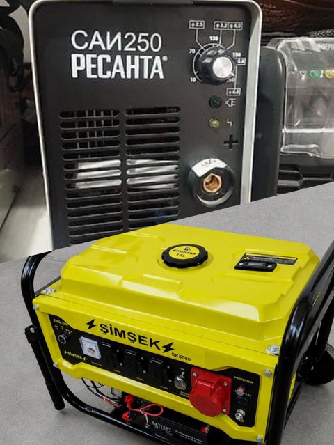 Icarə verilir Şimşək SK5500 generator və Resanta SAI 250 qaynaq — Güzdək