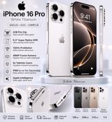Apple iPhone 16 Pro White Titanium 128GB/8GB — Alma Zone
