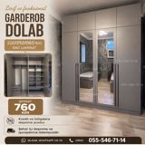 Zərif və funksional garderob dolab Ölçülər: 220/250/060 sm — Goods