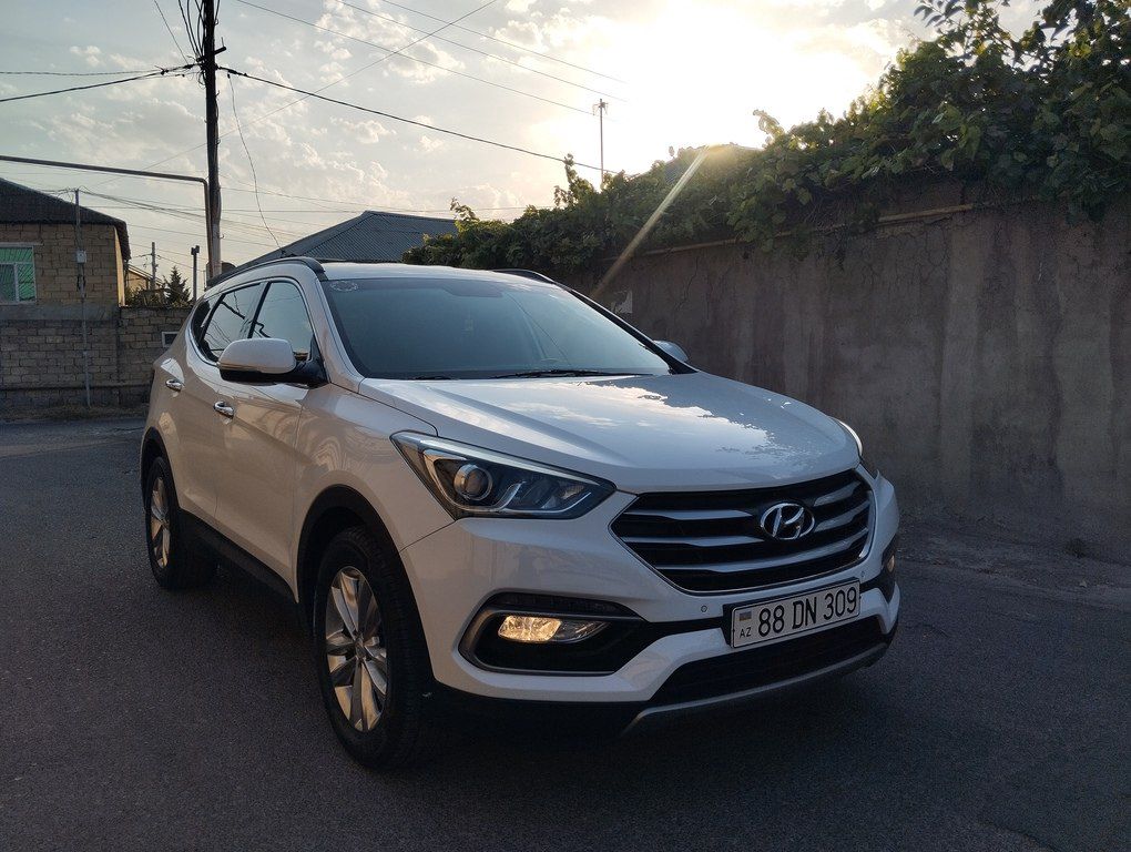 Hyundai Santa Fe, 2.0 L, 2017 il, 149 300 km — Avtomobillər, Bakı (3)