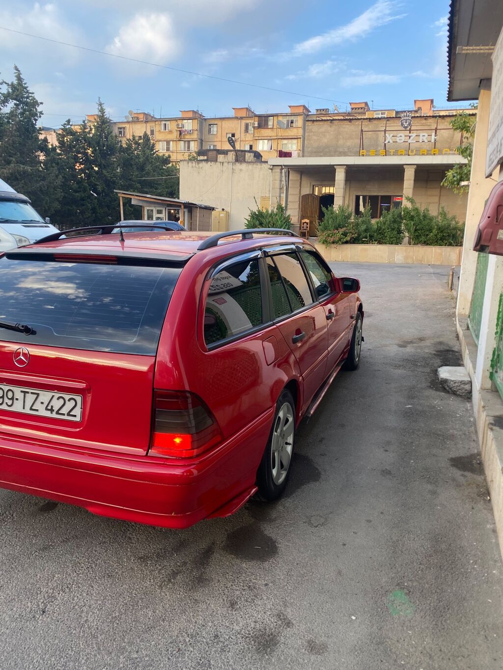 Mercedes-Benz C-Class (W202) Universal/Wagon – qırmızı rəng — Avto, Digah (10)