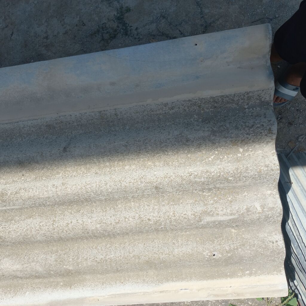 Profil dalğalı şifer vərəqlər - Material: sement əsaslı dalğalı şifer — Dam örtükləri, Sumqayıt (2)