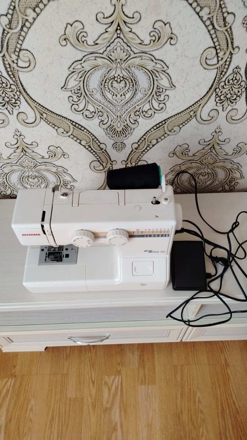 Janome MyStyle 100 tikiş maşını - Mexaniki idarəetmə, klassik ağ — Elektronika, Sumqayıt (2)