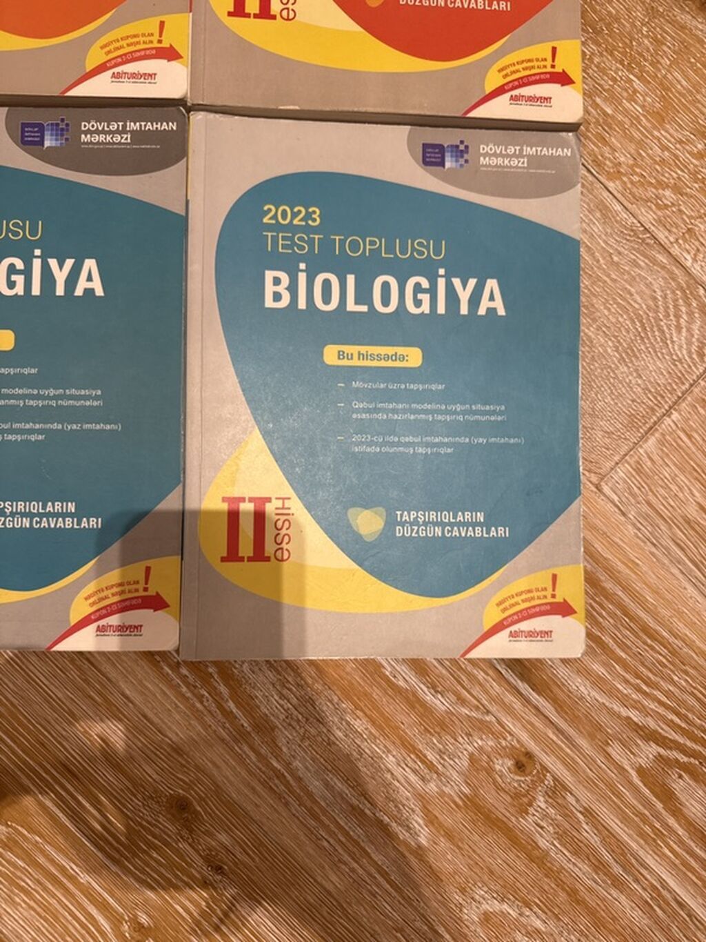 Məhsul: DİM “Test Toplusu” kitabları dəsti – Kimya və Biologiya — Kitablar və jurnallar, Bakı (5)