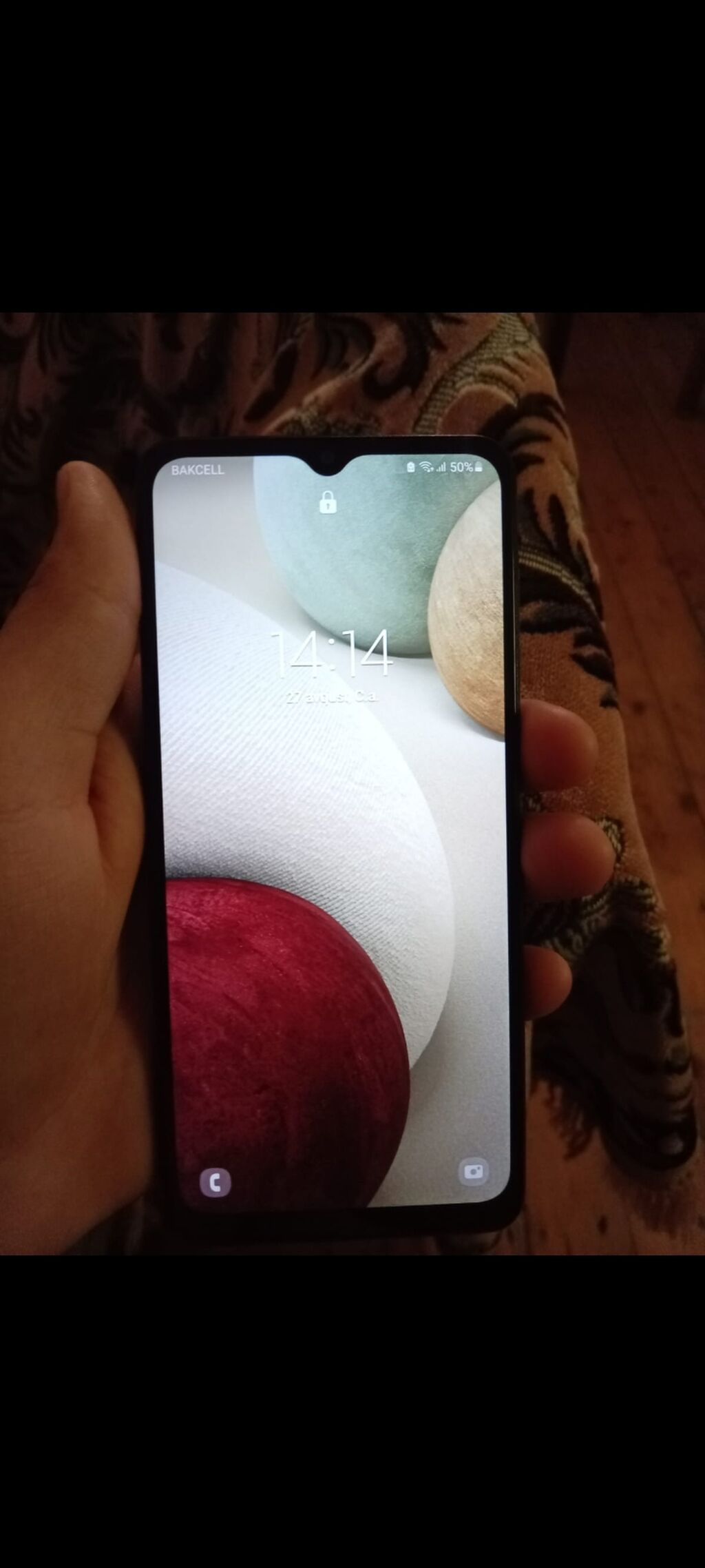 Samsung Galaxy A12, 64 GB, rəng - Qara, İki sim kartlı — Samsung, Bakı