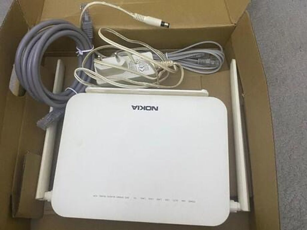 Nokia Wi‑Fi modem Xüsusiyyətlər: - İki xarici antena ilə geniş əhatə — Elektronika, Bakı