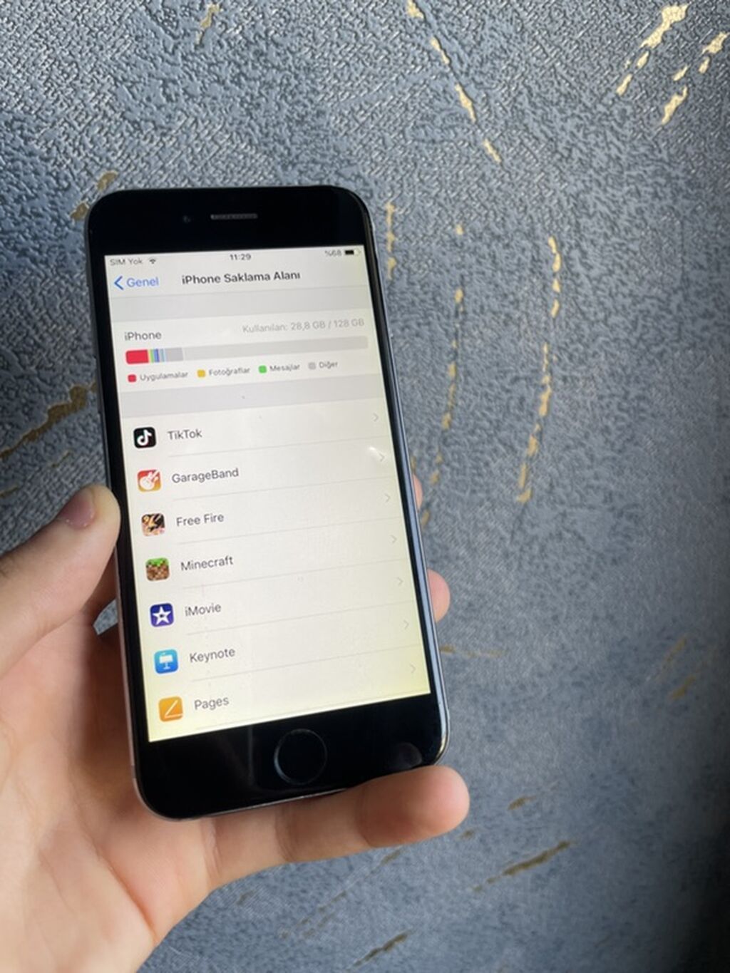 IPhone 6, 128 GB, Space Gray, Barmaq izi — Apple iPhone, Bakı (9)