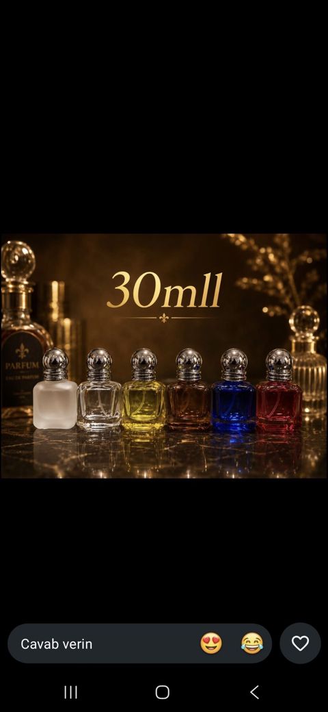 Məhsul: 30 ml ətir şüşələri və Slim Lux Coffee Premium 1) 30 ml ətir — Digah