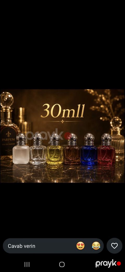 Məhsul: 30 ml ətir şüşələri və Slim Lux Coffee Premium 1) 30 ml ətir — Digah