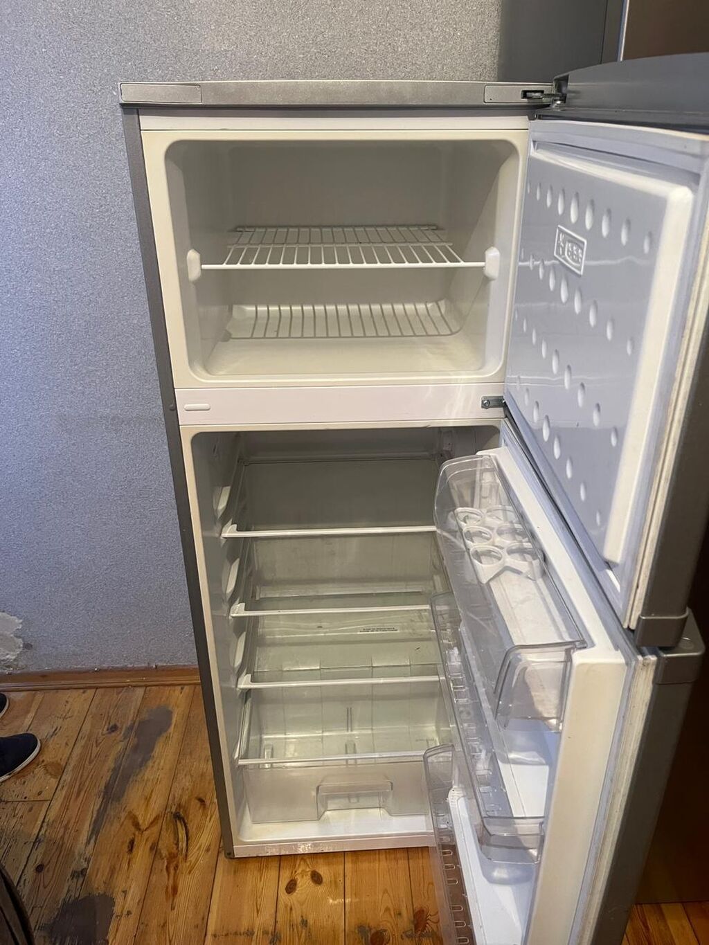 İşlənmiş 2 qapılı Beko Soyuducu Satılır, rəng - Boz — Soyuducular, Bakı (2)